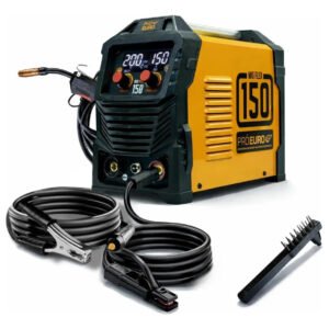 Máquina De Solda Multiprocesso Mig Flex 150a Pró Euro Bivolt Mig Sem Gás Mma Tig Laranja/preto 127/220v