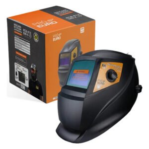 Máscara De Solda Automática Pcr-912 Com Tripla Regulagem Pró Euro Preto Liso