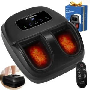 Massageador Pés Elétrico Controle Remoto Função Aquecimento EASEZEN EF7
