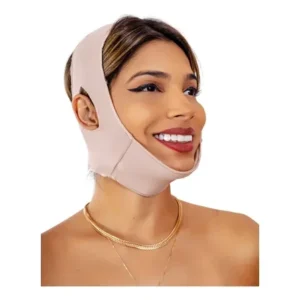 Mentoneira Facial Acolchoada Lipo Papada Lifting Cinta Faixa