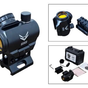 Micro Red Dot T1 1×20 Ozec 102t Original Trilho 20mm Airsoft
