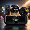Microfone Lapela Redondo Sem Fio Tipo-c Duplo Anti Ruído P/ Android E iPhone 15 16 17 Com Caixinha Para Carregamento Cor Preto Micgeek