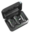Microfone Lapela Sem Fio Hrebos para iPhone iOS 2 Canais Clip Voice S Pro