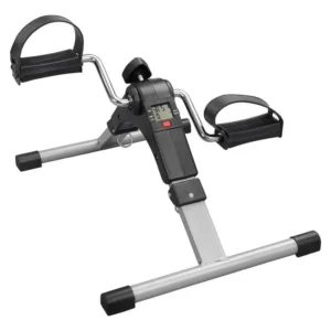 Mini Bicicleta Ergométrica Pedalinho Bike cinza dobrável