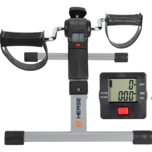 Mini Bike Fisioterapia Portátil Herse com Tela LCD e Ajuste de Intensidade