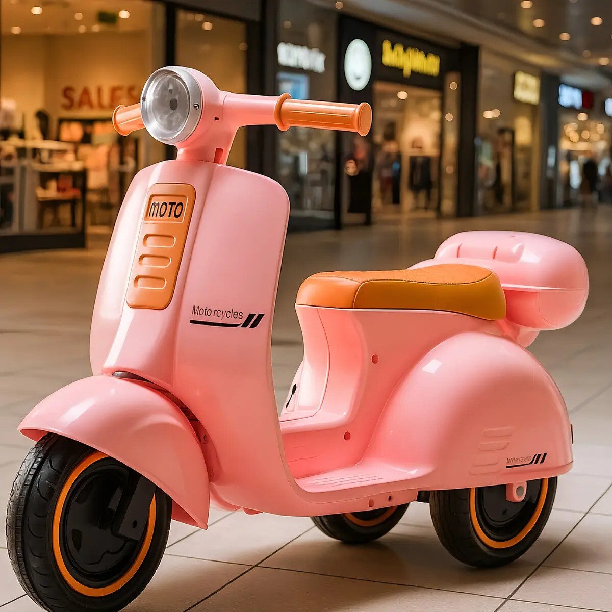 Mini Scooter Moto Elétrica Frente E Ré Bateria 6v Som E Luz Cor Rosa Voltagem Do Carregador 127/220v Mini Scooter Moto Elétrica Frente E Ré Bateria 6v Som E Luz Cor Rosa Voltagem Do Carregador 127/220v