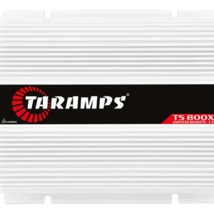 Modulo Taramps TS 800x4 2 Ohms 800W Potencia Rms Amplificador Som Automotivo Branco para Carro e Caminhonete