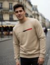 Moletom Masculino Gola Careca Flanelado Paris Suéter Frio