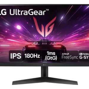 Monitor Gamer LG Ultragear 24 24gs60f-b Ips Full Hd 180hz 1ms (gtg) Nvidia® G-sync® Amd Freesync Hdr10 Srgb 99% Hdmi Displayport Preto 127/220v