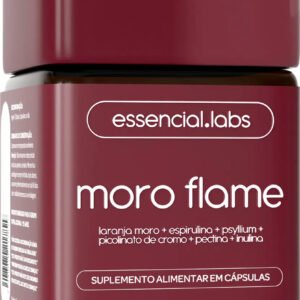 Moro Flame – Fórmula Avançada Contendo Morosil + Spirulina + Picolinato De Cromo + Psyllium + Inulina + Pectina Cítrica – 60 Cápsulas Sem Sabor