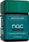Nac 600mg – Fórmula Exclusiva Com Máxima Concentração E Pureza – N-acetil L-cisteína – 60 Cápsulas Sem Sabor