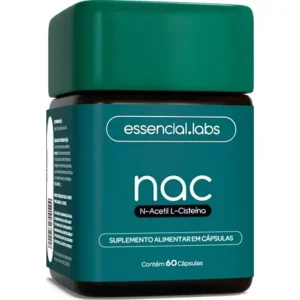 NAC 600mg N-Acetil L-Cisteína 60 Cápsulas pureza