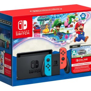 Console Nintendo Switch 32GB Preto 2024 com Super Mario Bros. Wonder