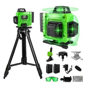 Nível Laser Verde 16 Linhas War Shark 2 Bateria+1.2m Tripé