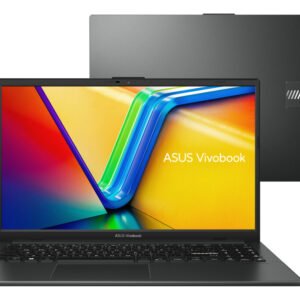 Notebook Asus Vivobook Go 15 E1504 AMD Ryzen 5 7520U 8GB RAM 256GB SSD Linux Keepos 15,6 FHD Black E1504FA-NJ731 Preto