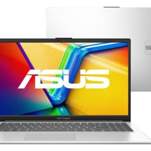 Notebook Asus Vivobook Go 15 Intel Core i3 N305 8GB RAM SSD 512GB Windows 11 Tela FHD Cool Silver
