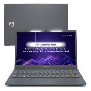 Notebook Positivo Vision C14 Intel® Celeron® Linux 4gb 128gb Emmc 14 Hd Lumina Bar Cinza