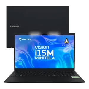 Notebook Positivo Vision I15m Intel Core 3 N300 8gb 256gb Ssd Wi-fi 6 Linux – Tela 15,6 Full Hd Ips Antirreflexo Minitela – Permite Upgrade De Memória Ram E Ssd Preto