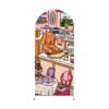 Painel Romano Sublimado Desenhos/ Personagens Infantis 2mx1m