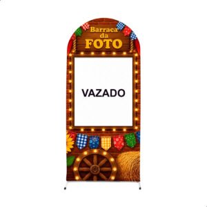 Painel Romano Vazado Festa Junina Decoração Arraiá 2x1m