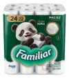 Pacote de Papel Higiênico Familiar Folha Dupla com 24 Rolos