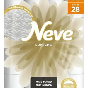 Pacote de Papel Higiênico Neve Supreme Folha Tripla Leve 32 Pague 28