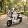 Patinete Elétrico Zyon Scooter-mu03-500w Branco 500W com Autonomia de 20km e Velocidade de 32km/h