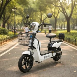 Patinete Elétrico Zyon Scooter-mu03-500w De 500w Com Autonomia De 20km E Velocidade Máxima De 32km/h Branco