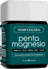 Penta Magnésio Essencial Labs pote com 60 cápsulas