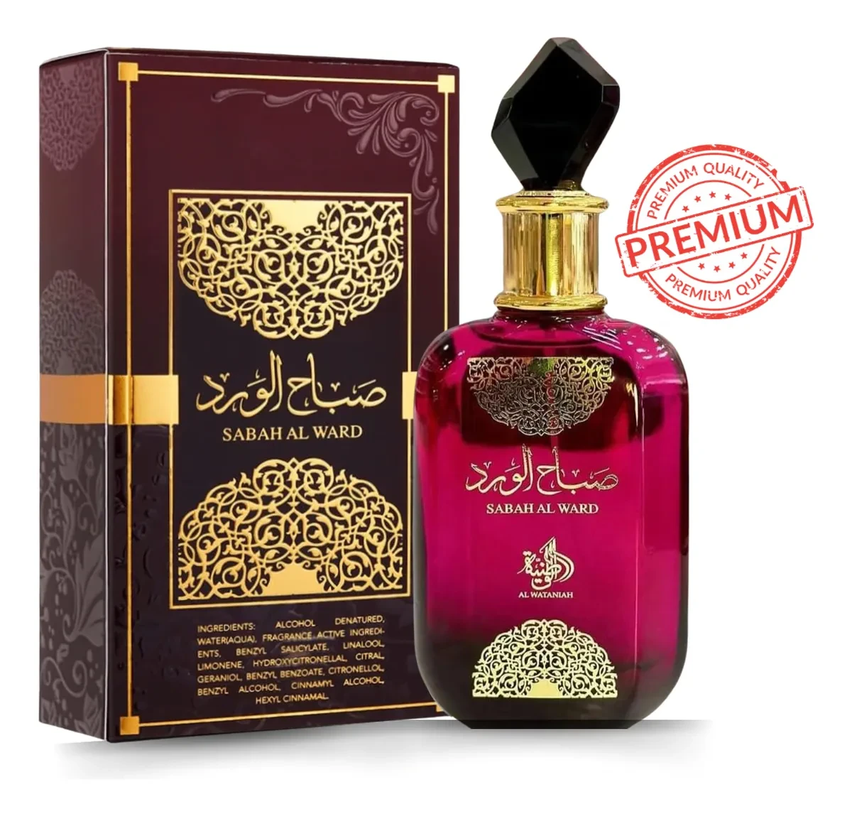 Perfume Sabah Original Feminino Al Wataniah 100ml Melhor Preço Perfume Sabah Original Feminino 100ml Al Wataniah Eau de Parfum