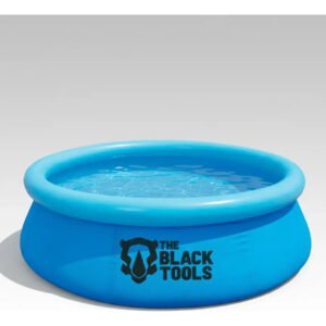 Piscina Inflável Circular The Black Tools 1400l Reforçada