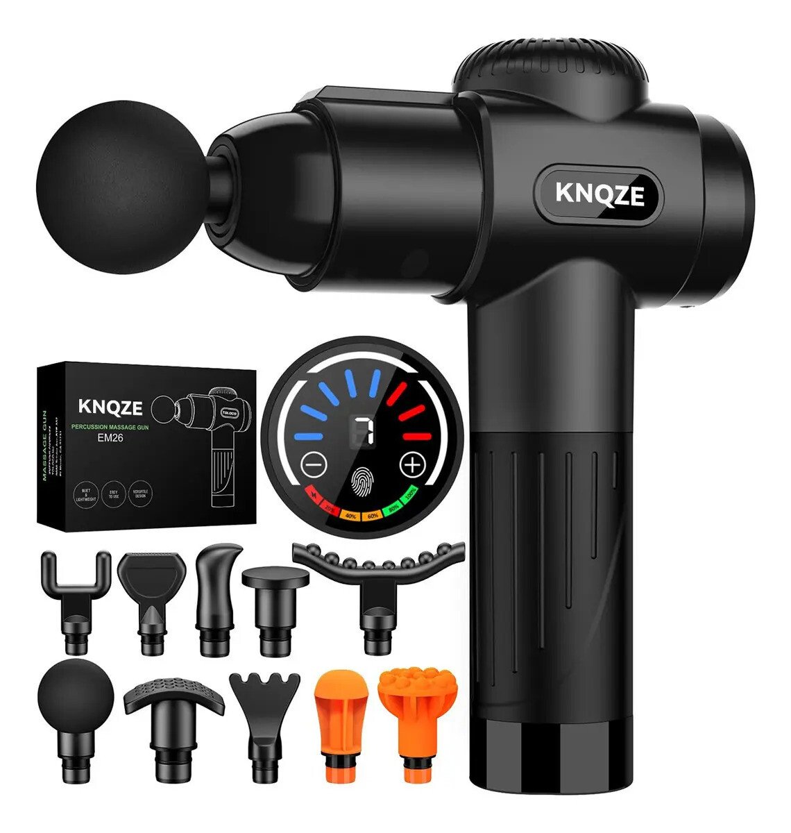 Pistola Massageadora Profissional Com Liberação Miofascial 127/220v Preto Pistola Massageadora Profissional Com Liberação Miofascial 127/220v Preto