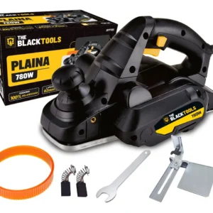 Plaina Elétrica 780W 16500 Rpm Profissional Cor Preto The Black Tools