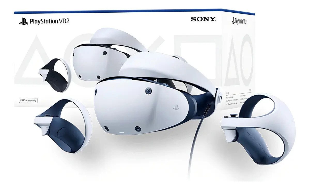 Playstation Vr2 Sony Para Ps5 Headset Realidade Virtual Branco Playstation Vr2 Sony Para Ps5 Headset Realidade Virtual Branco
