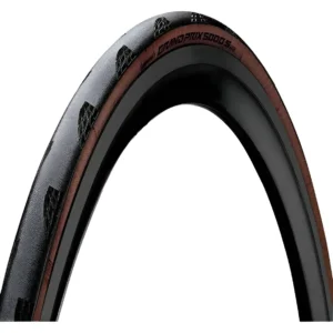 Pneu Continental Gp 5000 S Tr Tubelees 700×28 Marrom/preto