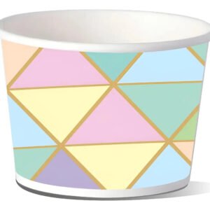 Pote Papel 360ml Descartável Ecológico Personalizado C/25
