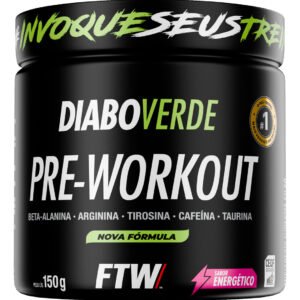 Pré Treino Diabo Verde Pre Workout 150g sabor energético