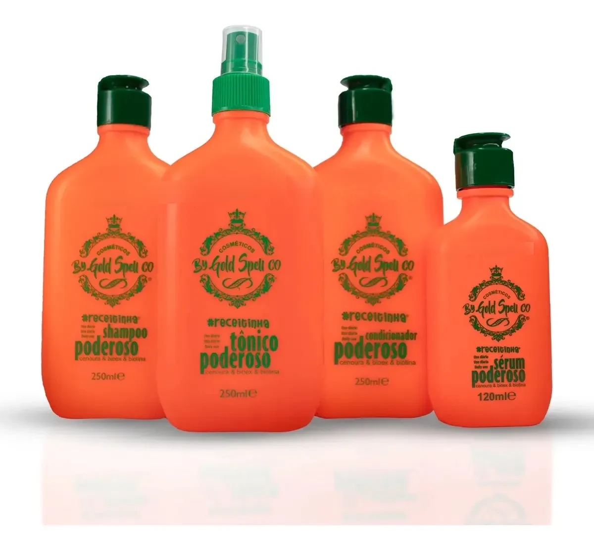 Promoção Combo Poderoso Gold Spell Com Sérum Brinde Anti-Queda Combo Poderoso Gold Spell Cosméticos Crescimento Capilar e Anti-Queda com Sérum Brinde