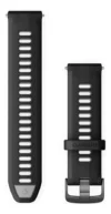 Pulseira Forerunner 965 Preto E Cinza 22mm C/ Hardware Cinza