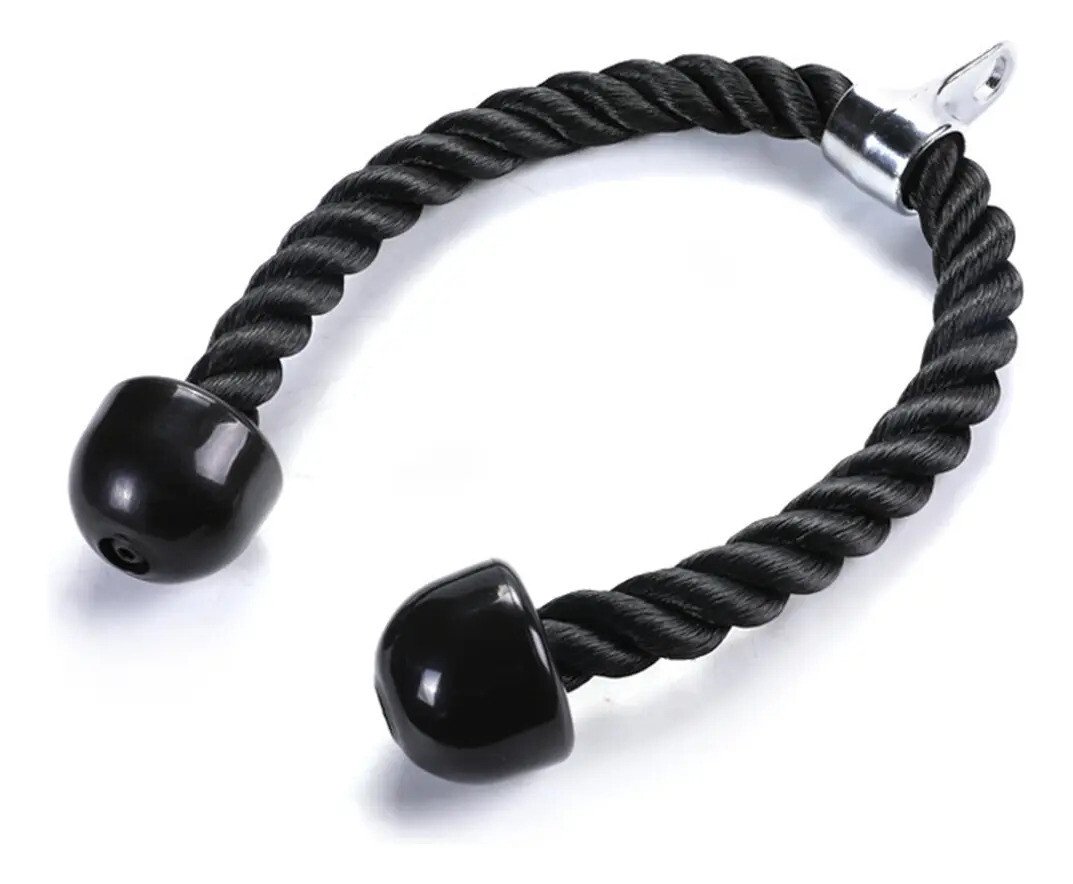 Puxador Triceps Duplo Corda Crossover Pulley Musculação Pro Puxador Triceps Duplo Corda Crossover Pulley Musculação Pro