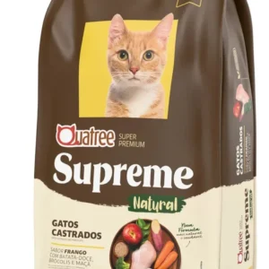 Ração Quatree Supreme Gatos Castrados Frango 10.1kg