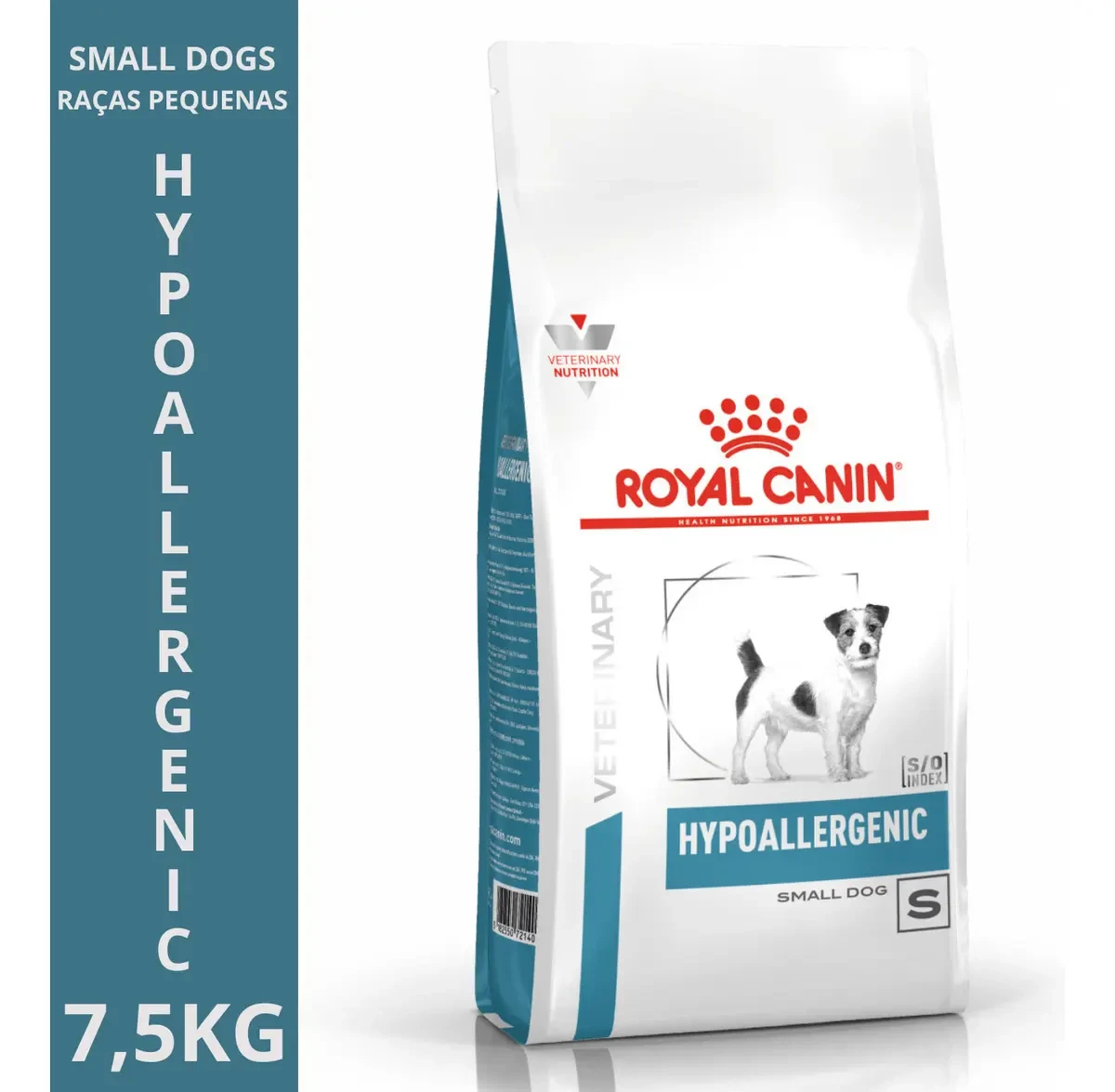 Ração Royal Canin Hypoallergenic Diet Cães Pequenos - 7,5kg Ração Royal Canin Hypoallergenic Diet Cães Pequenos - 7,5kg