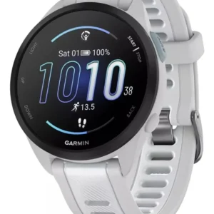 Relógio Garmin Forerunner 165 Music Cinza E Branco Gps 43mm