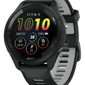 Relógio Garmin Forerunner 265 Music Preto com Gps 46mm