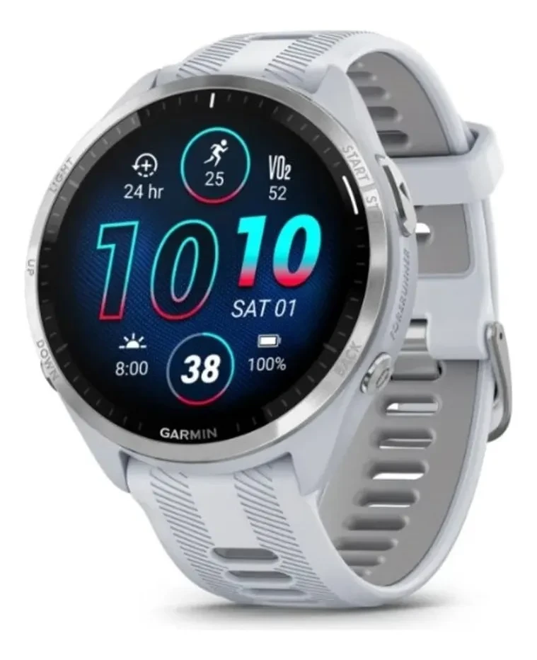 Relógio Garmin Forerunner 965 Com Gps 47mm Branco Relógio Garmin Forerunner 965 Com Gps 47mm Branco