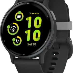 Relógio Garmin Vivoactive 5 Preto Com Pulseira De Silicone