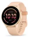 Relógio Garmin Vívoactive 6 Rosa 42mm Monitor Cardíaco Rosa Metálico