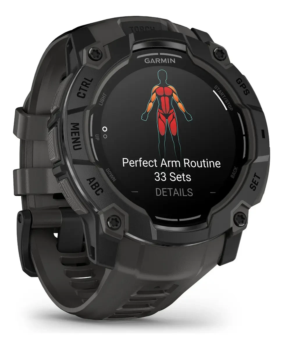 Relógio Instinct 3 Tamanho 50mm Cor preta Garmin Relógio Instinct 3 Tamanho 50mm Cor preta Garmin