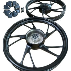 Rodas Cg Titan 150 04-13 Cg Start160 Pé Galinha Preto Tambor