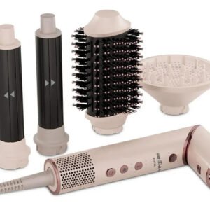 Secador De Cabelo Britânia Motor Bldc 1450w Bsd15a Rosa Com Rosê 127v